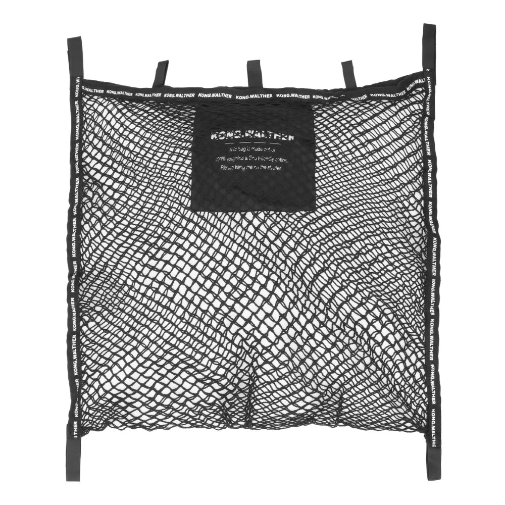 Boodschappennet - Eco cotton black- Kong Walther