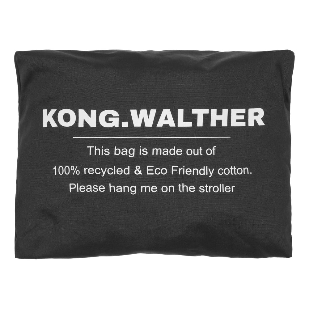 Boodschappennet - Eco cotton black- Kong Walther
