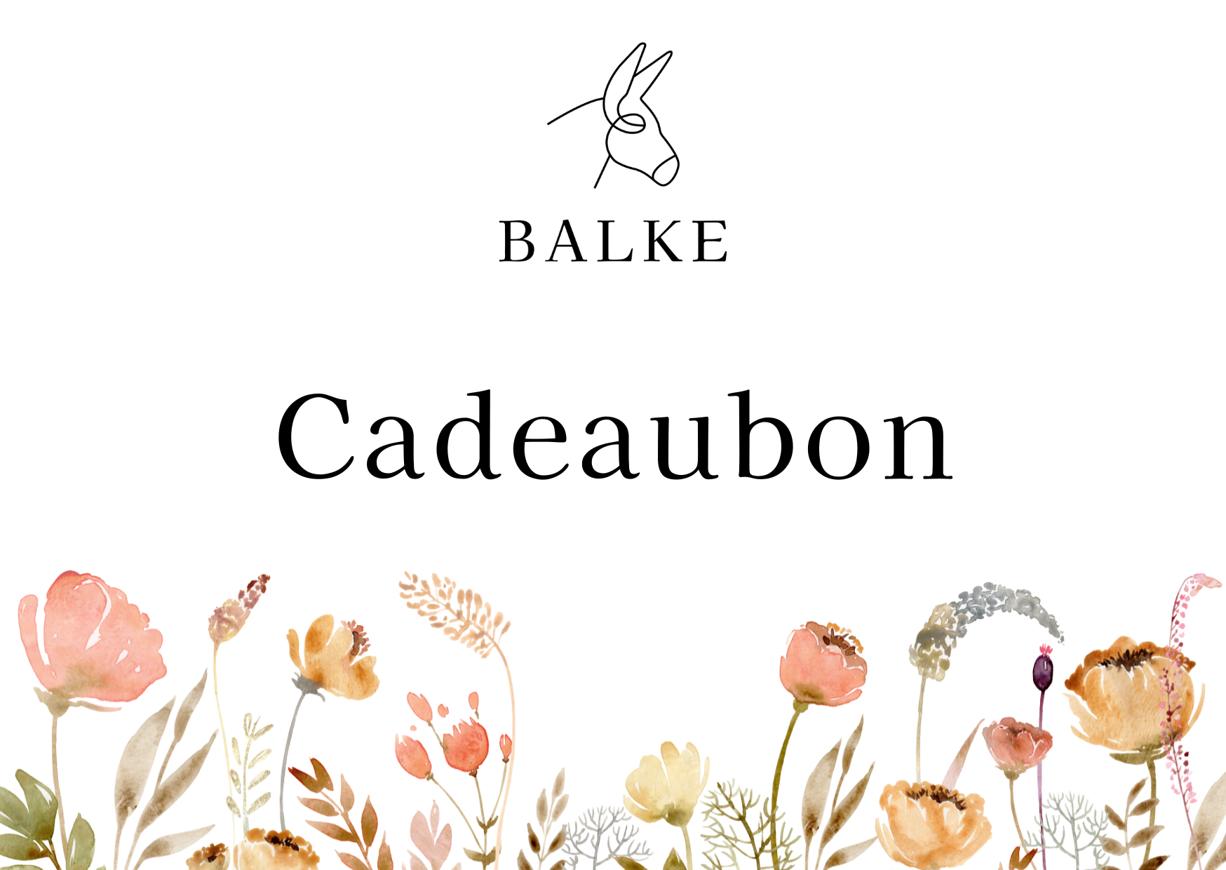 Cadeaubon - Fysiek