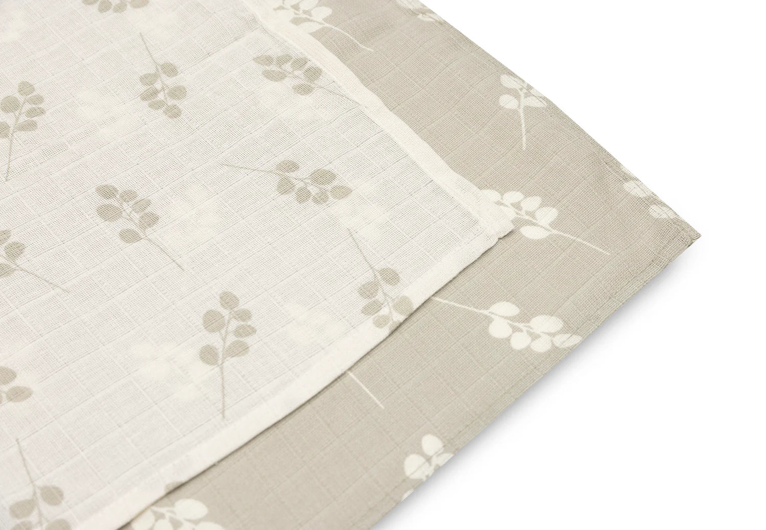 Hydrofiele Doek Large 115cm x 115cm - twig olive green