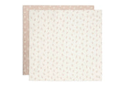 Hydrofiele Doek Large 115cm x 115cm - twig olive wild rose