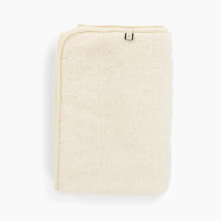 Ledikant deken extra soft 100% merino wol | Beige | Kico Label | 100 x 140 cm