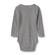 Wollen romper Lucca- Donkerblauw gestreept