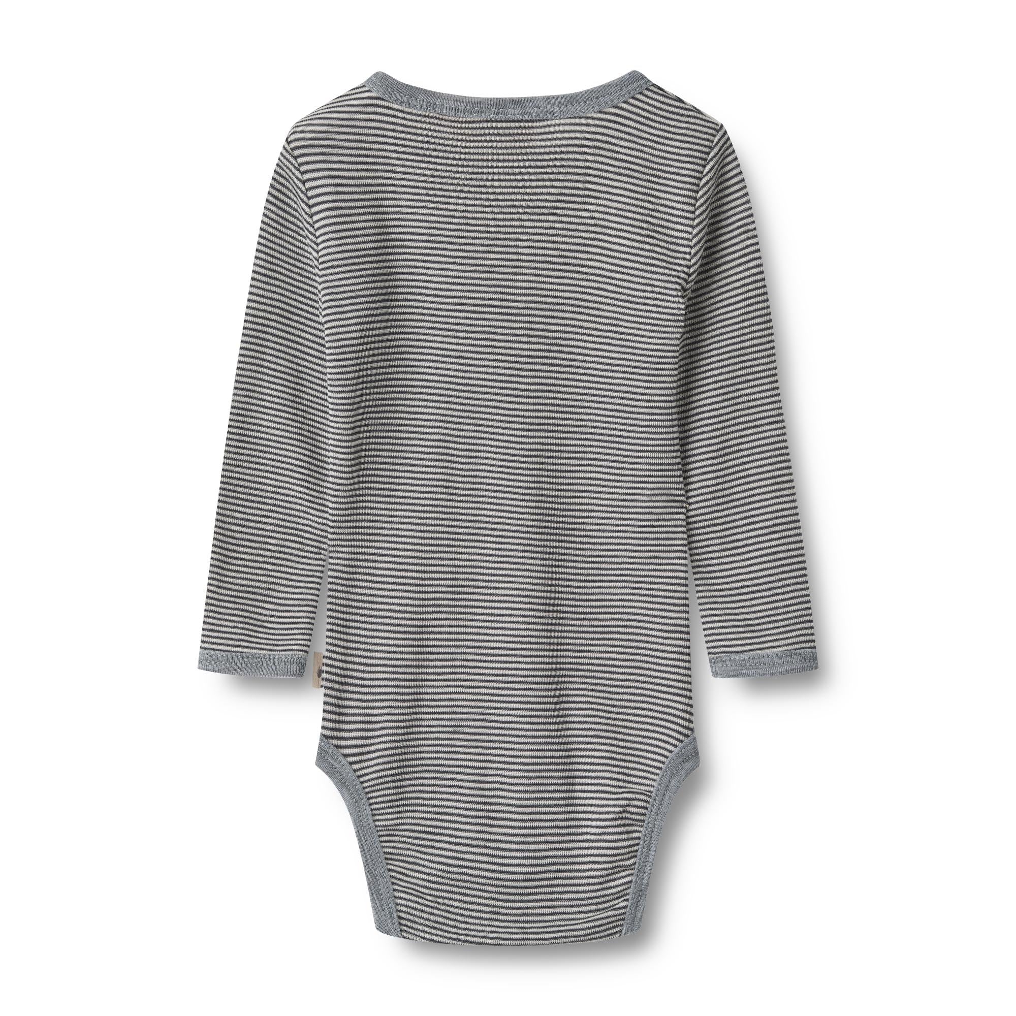 Wollen romper Lucca- Donkerblauw gestreept