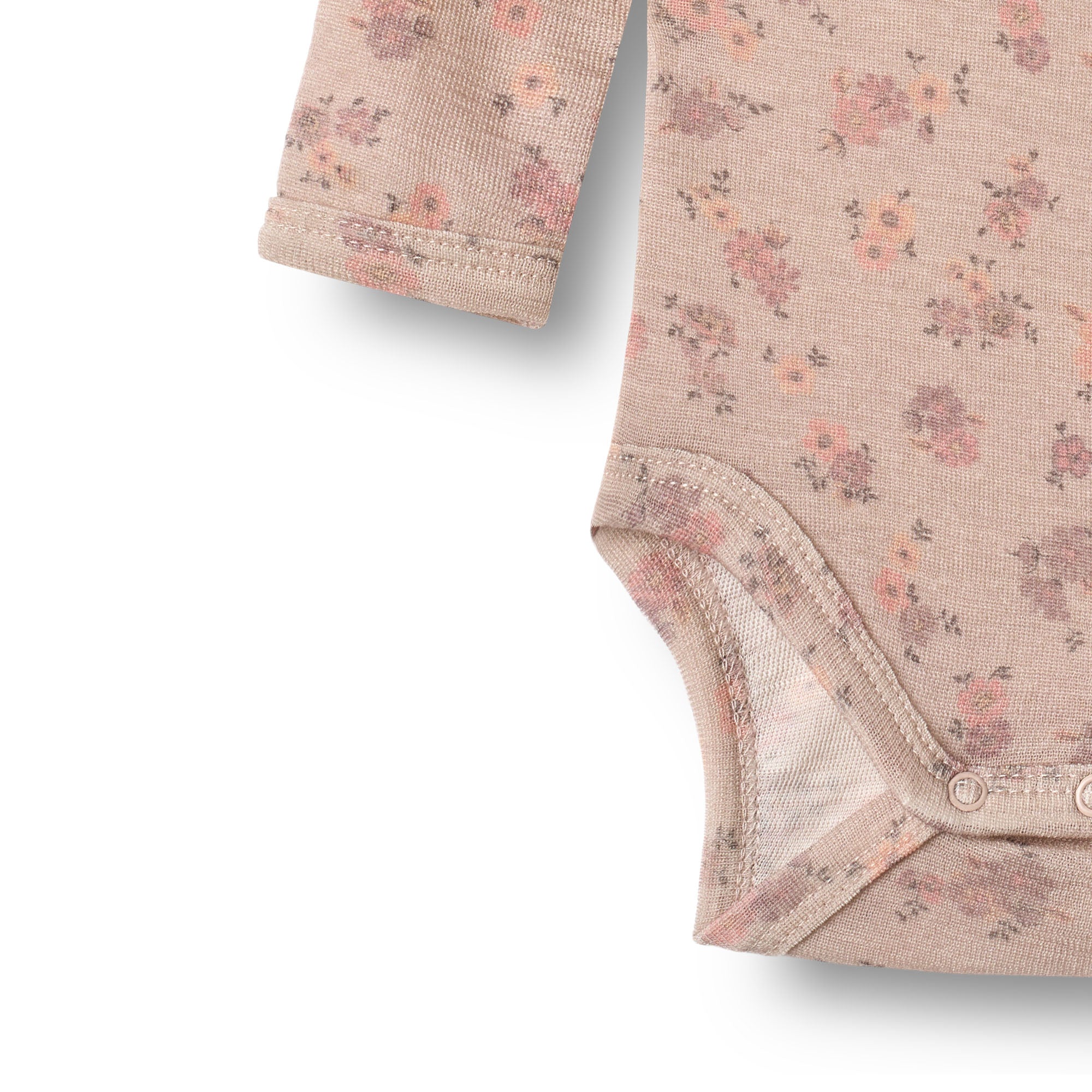 Wollen romper Lucca- Lila flowers