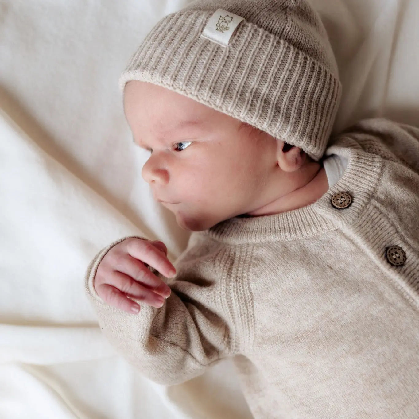 Merinowollen vestje Lou – beige