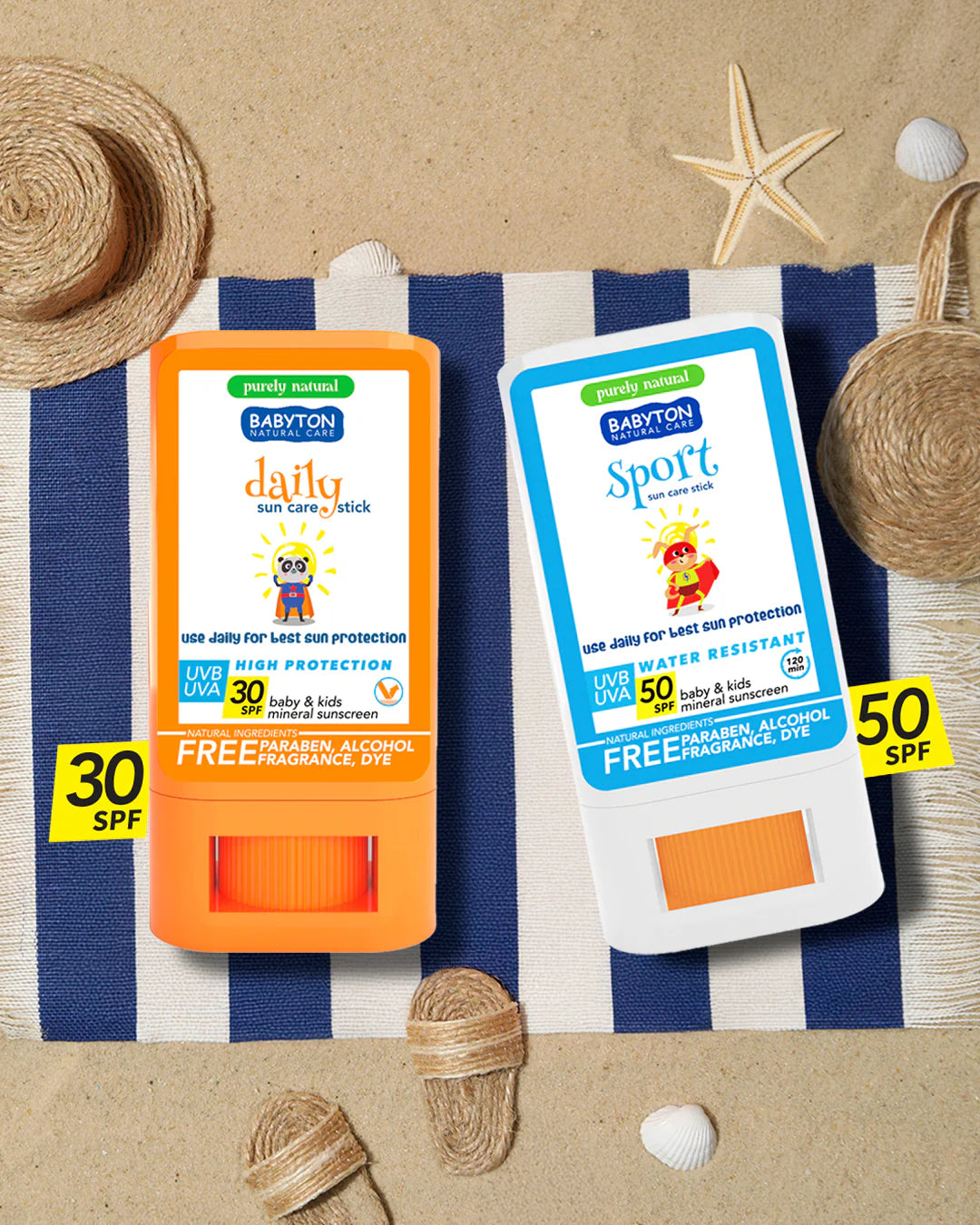 Natuurlijke Zonnecrème Stick 20g SPF30
