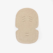 KiCo Label inlegkussen buggy/autostoel - Beige - 100% merino wol