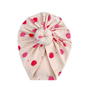 May Mays baby turban mutsje Bella frambozen