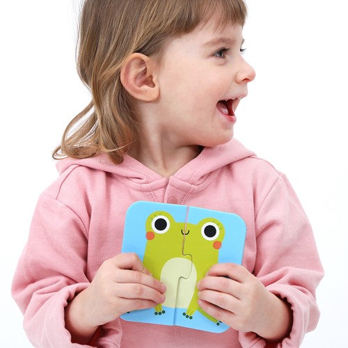 Banana Panda On-the-Go Puzzel halve dieren 18m+
