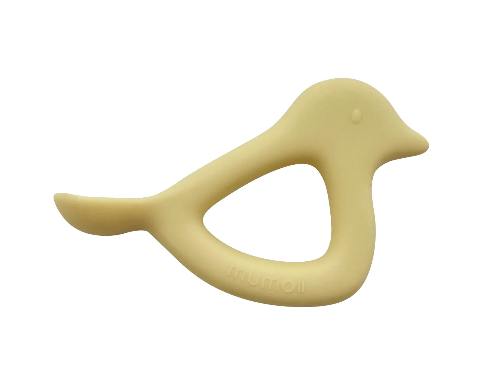 Baby lepel - Bella de vogel - Geel