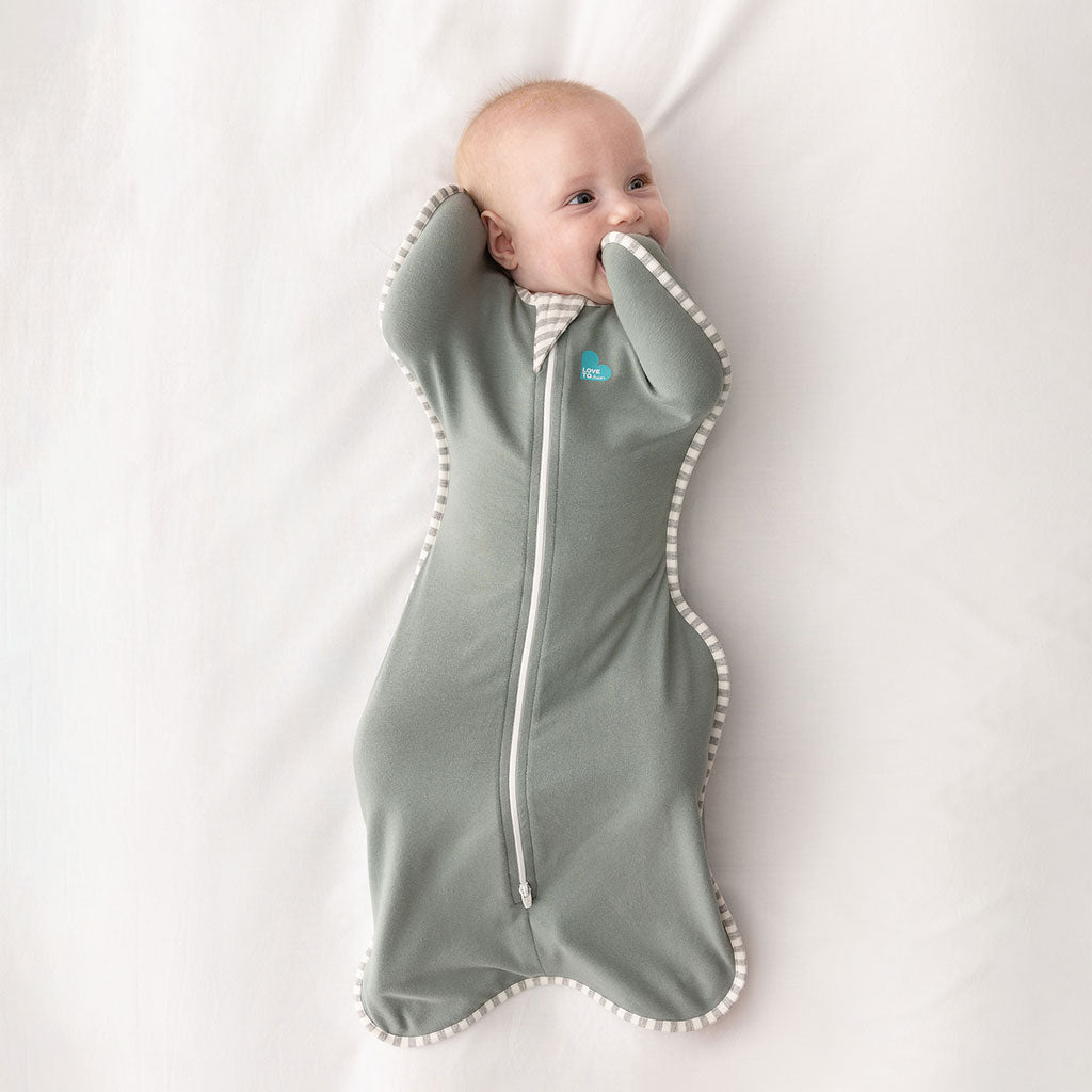 Love To Dream - SWADDLE UP™ Inbakerslaapzak Fase 1 | 1.0 TOG | Deep olive