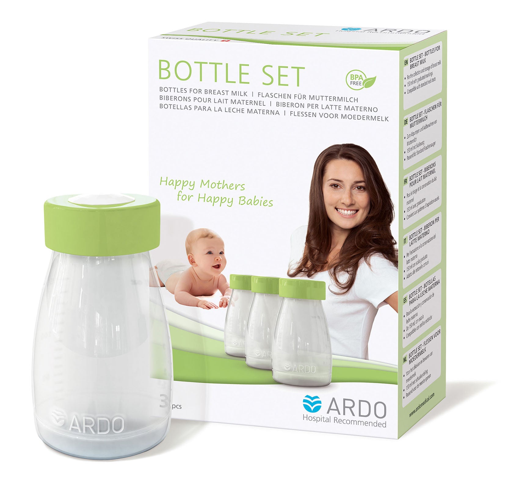 Bewaarflessen 150 ml | 3 stuks